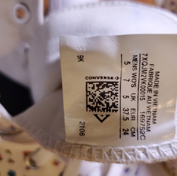 Converse Custom Pride Platform Chuck Taylor All Star By You Unisex Men 7/Women 5 - Picture 8 of 11